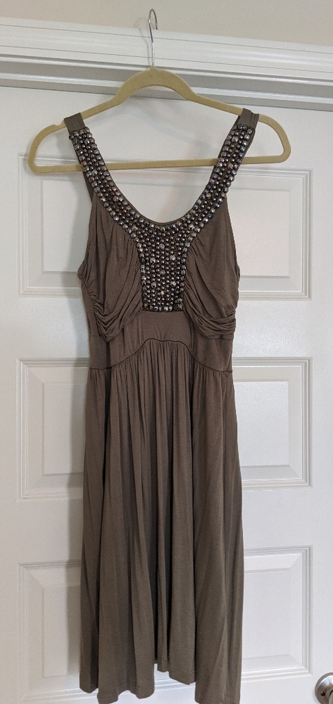 Olive green dress